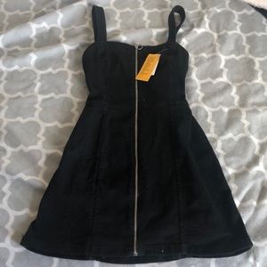 Stretchy Little Black Jean Dress